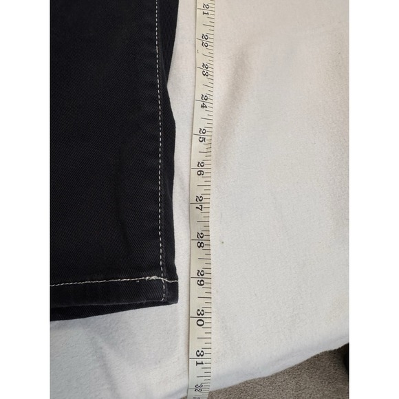 So Good For Life High Rise Cargo Jeans Size 17 33W Dark Wash Wide Legs - Picture 8 of 8